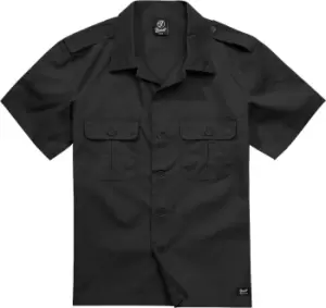 Image of Brandit US Ripstop Shirt, black, Size 2XL, black, Size 2XL
