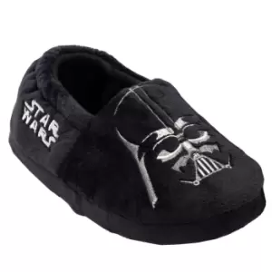 Image of Star Wars Boys Darth Vader Slippers (1 UK) (Black)