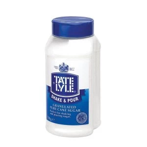 image of Tate Lyle 750g Shake Pour Granulated Pure Cane Sugar Dispenser