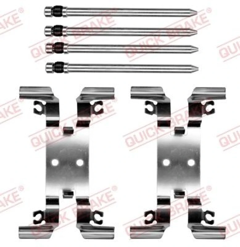 Image of QUICK BRAKE Brake pad fitting kit QUICK BRAKE 109-0206