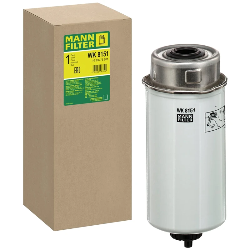 Image of MANN-FILTER WK 8151 Fuel Filter Spin-on Filter Fuel filter (9)