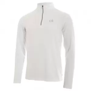 Image of Calvin Klein NEWPORT HALF ZIP - White - XXL