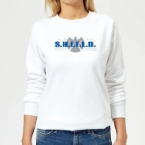 Image of Marvel Avengers Director Of Shield Womens Sweatshirt - White - L