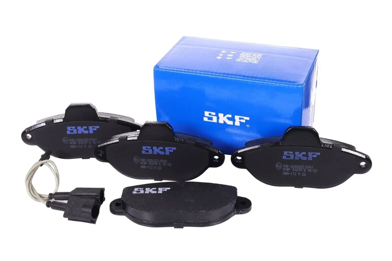 Image of SKF VKBP 80299 E Brake pad set incl. wear warning contact Brake Pad Set,disc brake (402)