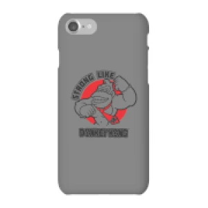 image of Nintendo Donkey Kong Strong Like Donkey Kong Phone Case - iPhone 7 - Snap Case - Gloss