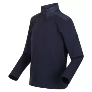 image of Regatta Markas quarter Zip Fleece - Blue