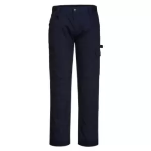 Image of Portwest Mens Super Work Trousers (34R) (Navy)