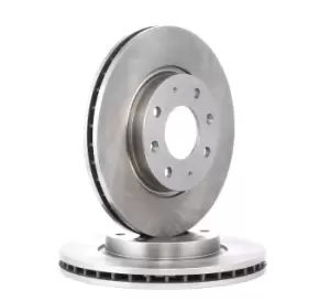 Image of RIDEX Brake disc 82B0362 Brake rotor,Brake discs KIA,CERATO (LD),CERATO Stufenheck (LD)