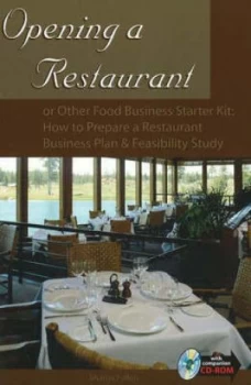 Image of Opening a Restaurant or Other Food Business Starter Kit by Sharon Fullen Paperback