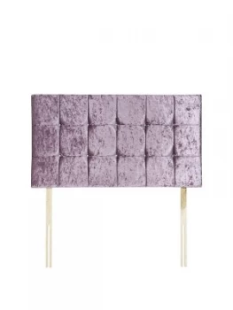 image of Luxe Collection By Silentnight Fearne Fabric Headboard - Violet