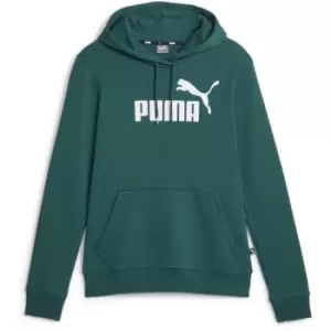 Puma Logo Ladies Hoody - Green