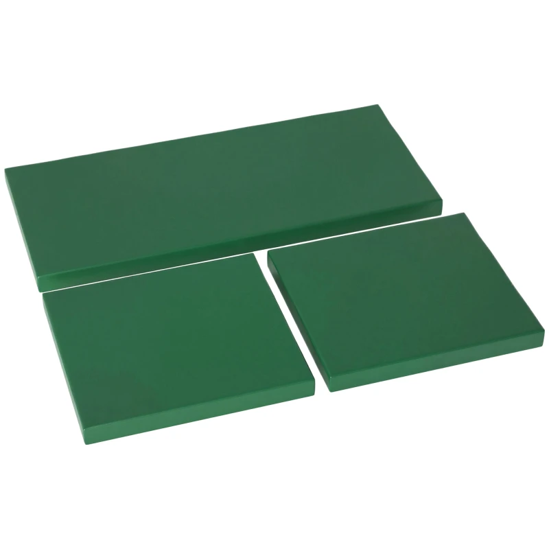 Image of Outsunny 3PCs Rattan Garden Seat Cushions Pads for Patio Furniture Pale Green