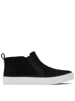 Image of TOMS Bryce Suede Boots - Black, Size 7, Women