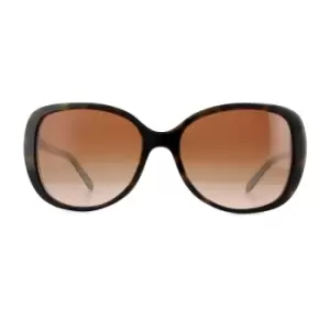 image of Square Havana Blue Brown Gradient TF 4121B Sunglasses