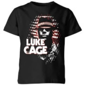 image of Marvel Knights Luke Cage Kids T-Shirt - Black - 11-12 Years