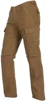Image of Helstons Cargo Motorcycle Textile Pants, green-brown, Size 36, green-brown, Size 36