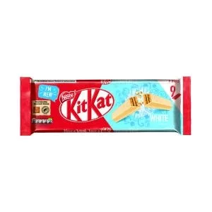 image of Nestle Kit Kat 2 Finger White Chocolate Pack of 9 12499022 NL87225