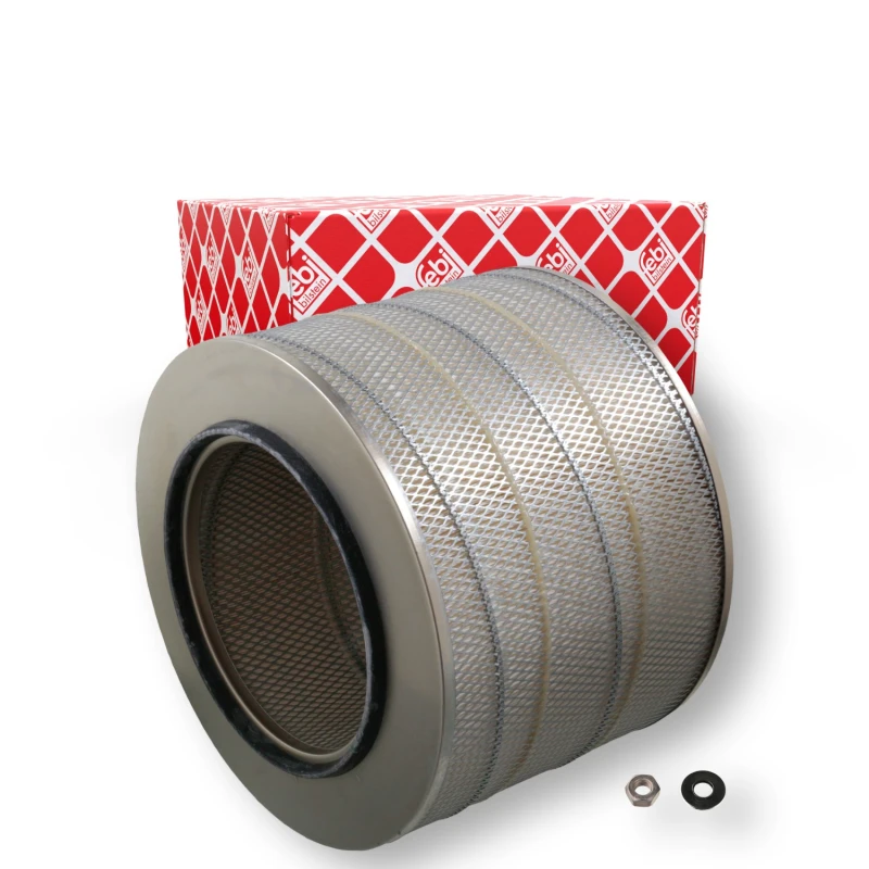 Image of FEBI BILSTEIN 26415 Air filter Filter Insert, with nut, with gasket/seal Air Filter (8)