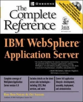 Image of Ibm Websphere Application Server by Ron Ben-Natan and Ori Sasson Paperback