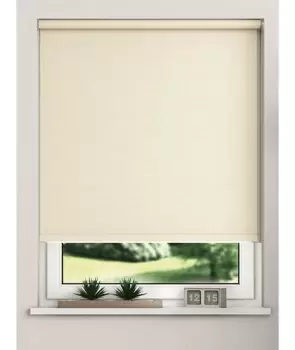 Image of NewEdgeBlinds Blackout Roller Blinds Oyster 105cm Width x 165cm Length