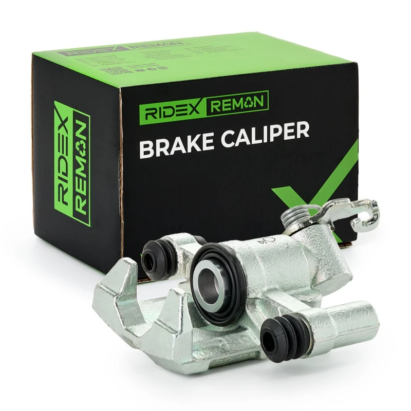 Image of RIDEX REMAN 78B1063R Brake caliper Rear Axle, without holder Cast Iron Brake Caliper (78)
