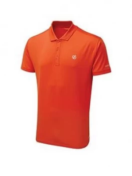 Image of Dare 2b Dare2b Delineate Cycling Polo - Red, Size L, Men