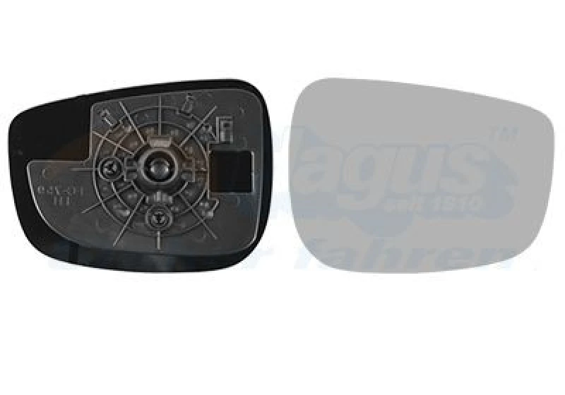 Image of VAN WEZEL Wing mirror glass VAN WEZEL 2791832