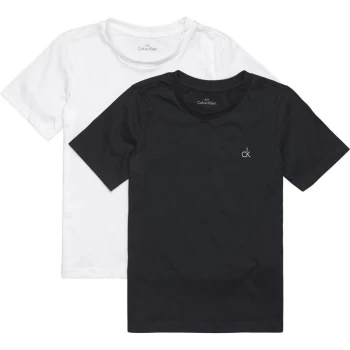 Image of Calvin Klein Jeans Calvin 2 Pack T Shirts - Black