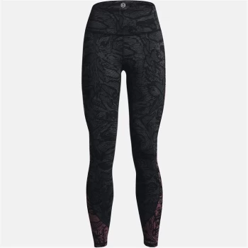 image of Under Armour Rush Legging - Black/Silver