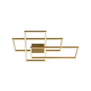 Image of Larissa Lighting - Larissa Kalo LED Ceiling Light 55W 3000K Aluminium Golden Leaf