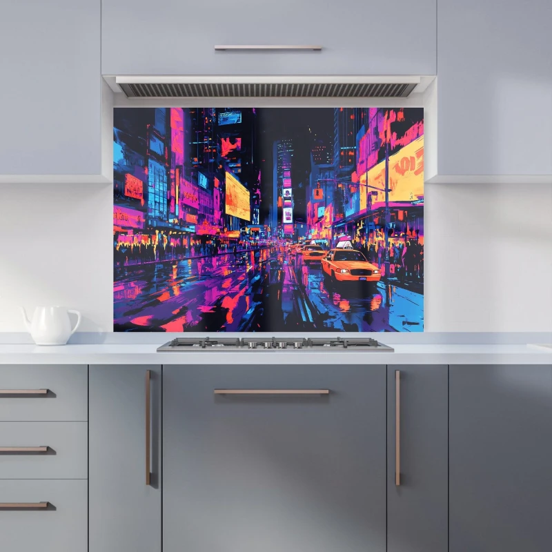 Image of Designer Kitchen Splashbacks Dante Mercer: 00031 Kitchen Splashback Size: 600mm x 750mm Multicolor Unisex 600mm x 750mm