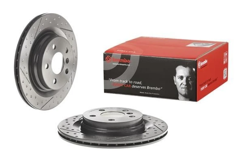 Image of BREMBO Brake disc BREMBO 09.C743.21