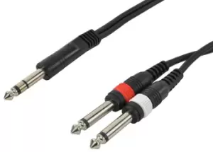 Image of Cobra Two Mono 1/4" Jack To One Stereo Jack Lead 1.5m