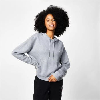 image of Jack Wills Riley Knitted Hoodie - Grey Marl