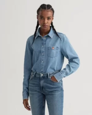 Image of GANT Indigo Chambray Shirt