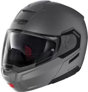 image of Nolan N90-3 Classic N-Com Helmet, grey, Size L, grey, Size L