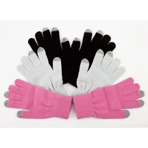 PMS International Aquars uni touch gloves blk/bl