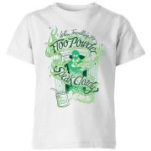 image of Harry Potter Floo Powder Kids T-Shirt - White - 11-12 Years