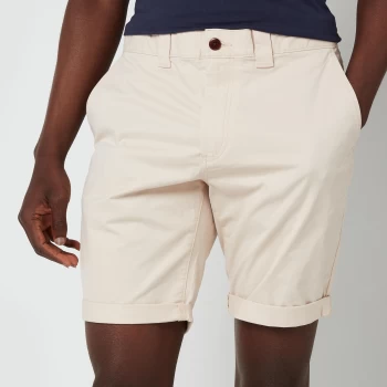 image of Tommy Jeans Mens Scanton Lightweight Shorts - Smooth Stone - 36