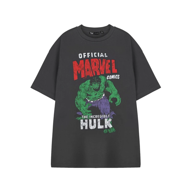 Image of (XXX-Large) Marvel The Incredible Hulk Short Sleeved T-Shirt (Mens Grey)