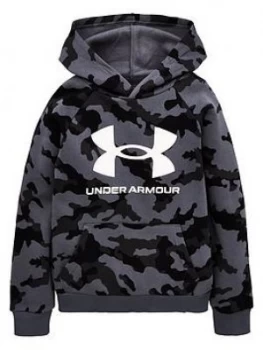 Image of Urban Armor Gear Boys Rival Fleece Pullover Hoodie - Black/White Size M 9-10 Years