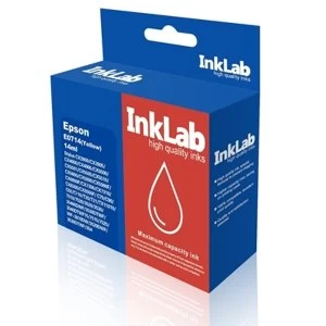 image of InkLab 714 Epson Compatible Yellow Replacement Ink