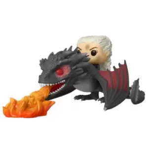 image of Game of Thrones Daenerys with Drogon (flames) Pop! Ride