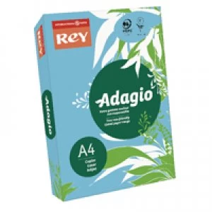 image of Adagio BRight Blue A4 Coloured Card 160gsm Pack of 250 201.1211