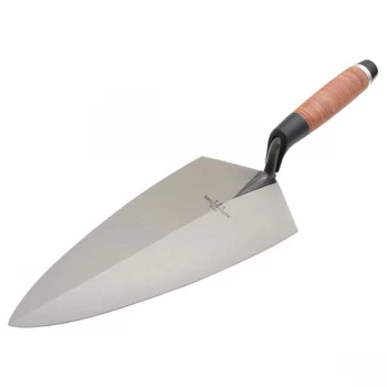 image of Marshalltown M1910L 19L Philadelphia Pattern Brick Trowel Leather ...