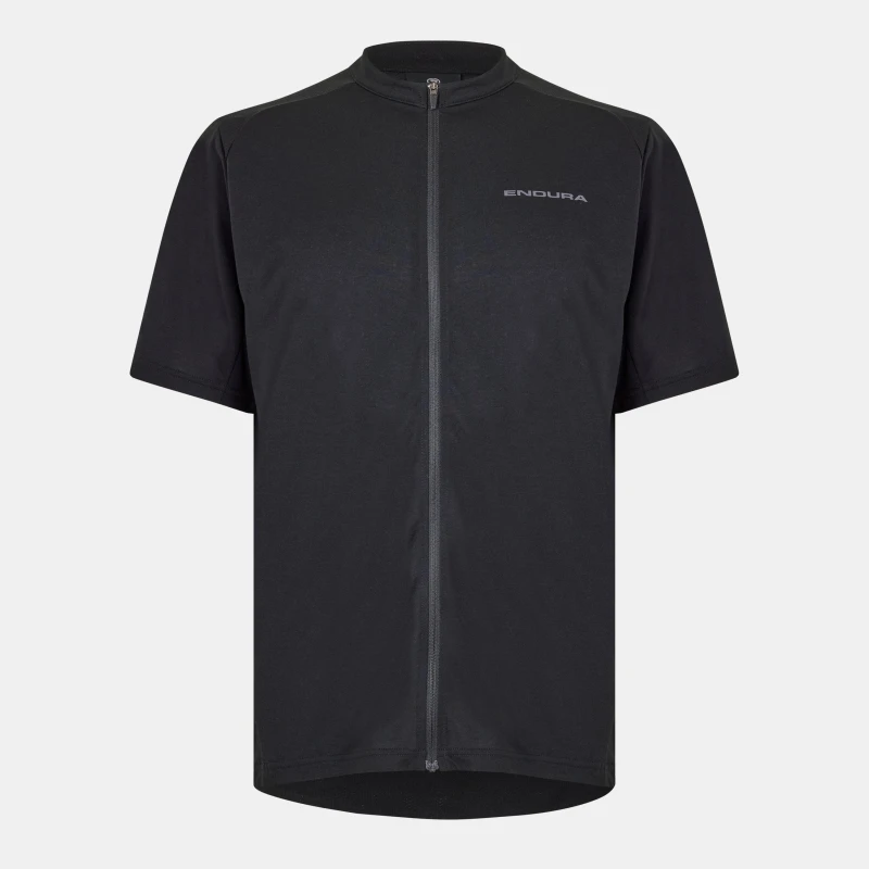 Image of Endura Loop S/S Zipped Jersey Black male S