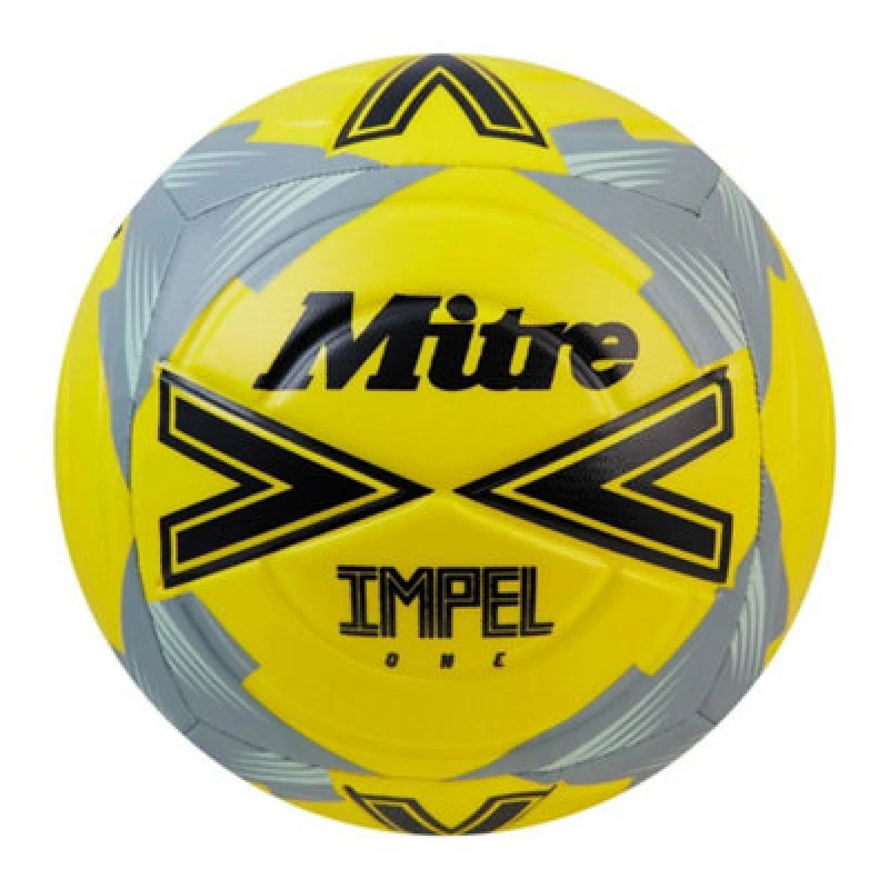 Image of Mitre Impel One 2024 Football Yellow/black/grey (5)