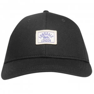 Image of Lonsdale Patch Cap Mens - Black