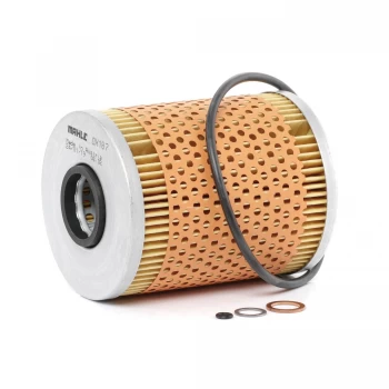 Image of MAHLE Original Oil Filter BMW,WIESMANN OX 187D 11427833242,11427833769,11527833242 7833769