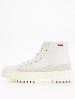 Levis Patton Boot - White, Size 3, Women